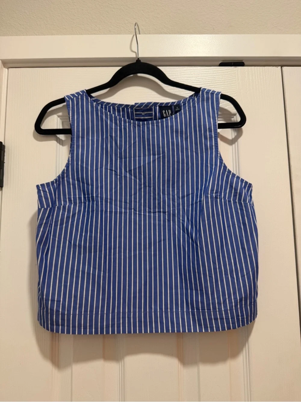 NWT GAP Poplin Boatneck Shell Tank Top Small